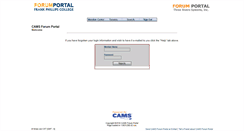Desktop Screenshot of forum.fpctx.edu